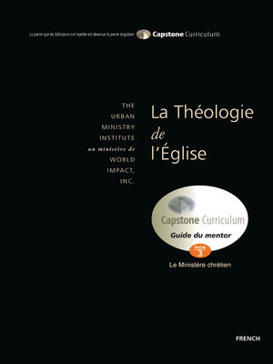 cover image of Théologie de l'Église, Guide du Mentor